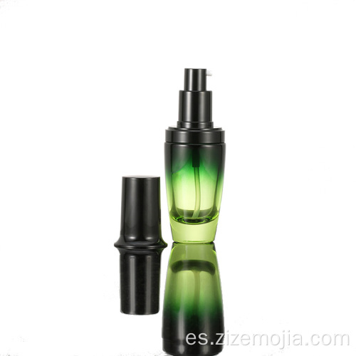 Botella de loción cosmética personalizada de cristal colorido